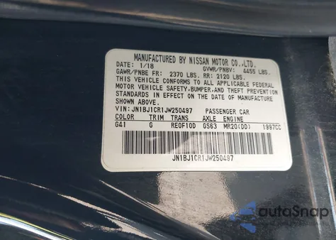 2018 Nissan Rogue Sport S from USA, damaged, VIN JN1BJ1CR1JW250497